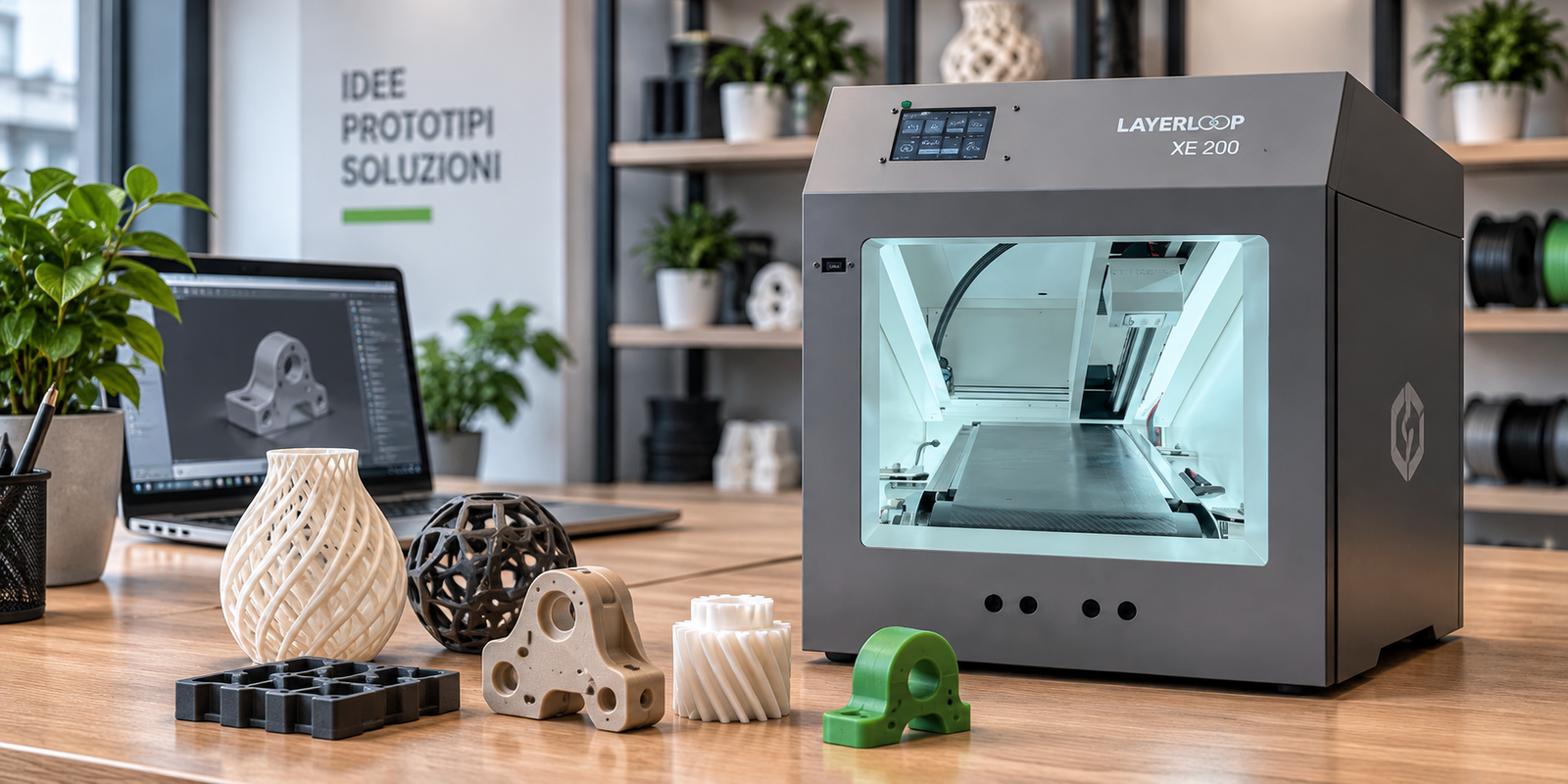 Stampante 3D professionale Layerloop XE 200