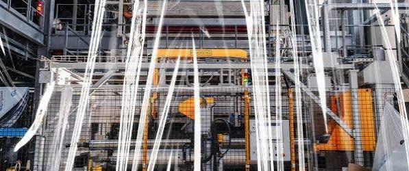 clienti Ecoprtin _ Linea di produzione industriale di film plastici nello stabilimento Agriplast