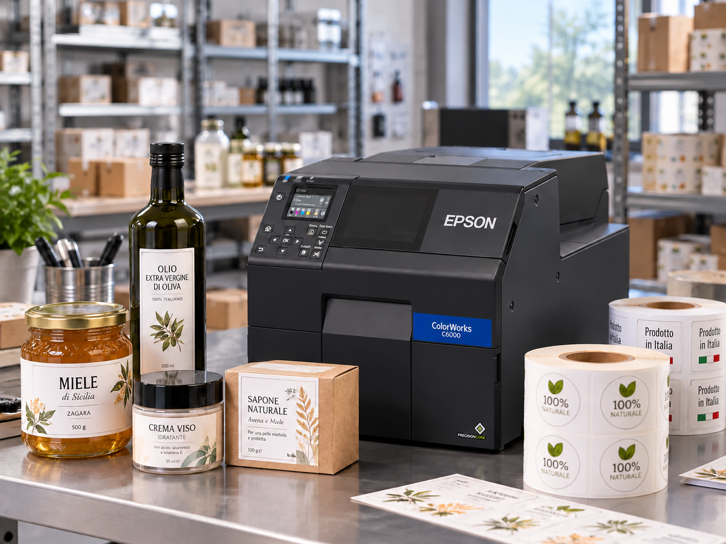 Soluzioni Ecoprint per etichettatura e stampa di etichette a colori